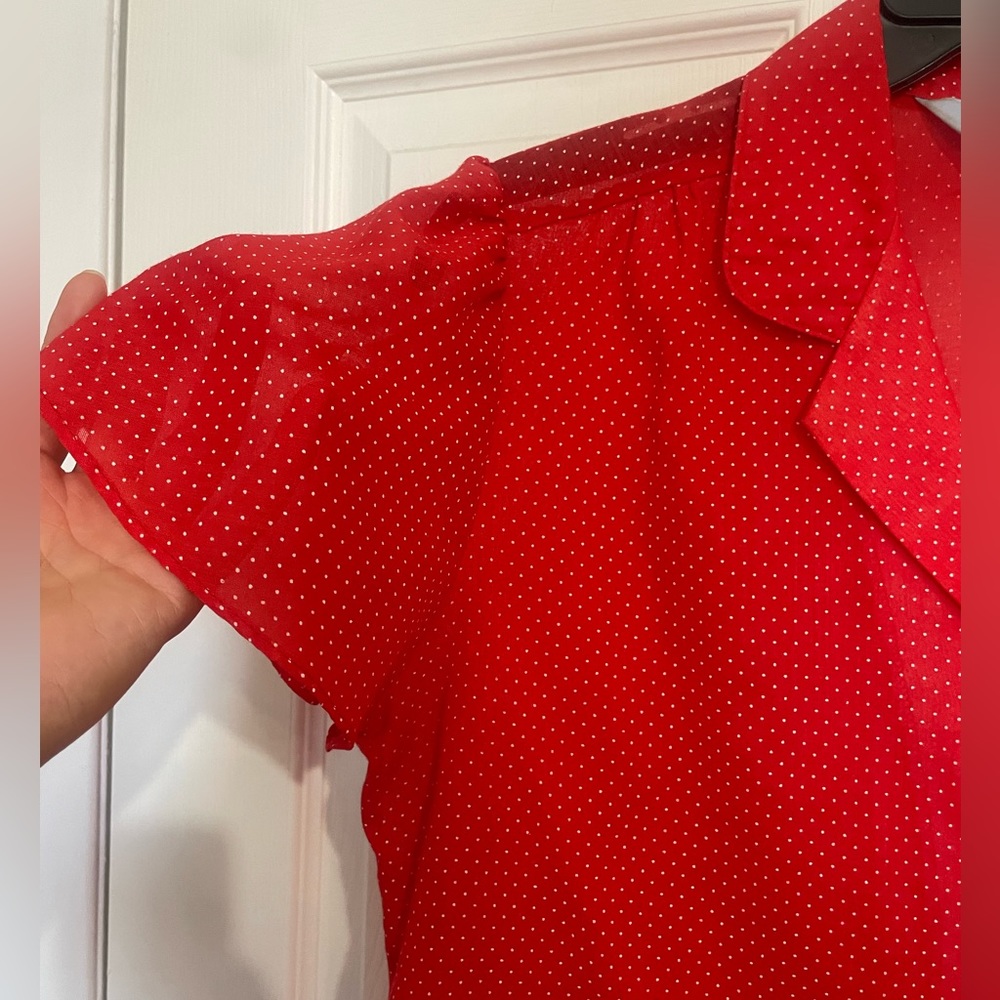 Polka dot Buttonup - Picture 3 of 5